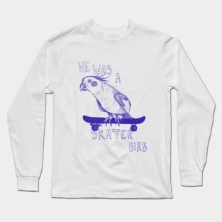 Skater Birb Long Sleeve T-Shirt